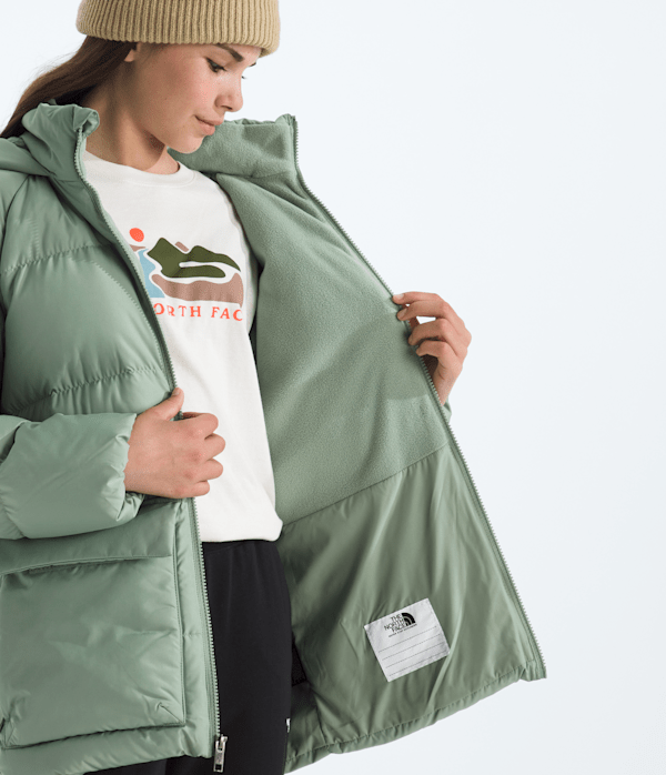 Boys’ & Girls’ North Down Fleece-Lined Short Parka
