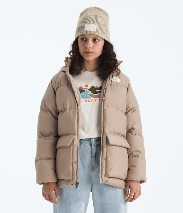 Boys’ & Girls’ North Down Fleece-Lined Short Parka