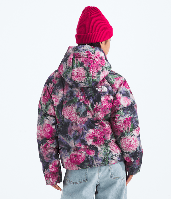 Girls’ North Down Hooded Jacket—Print