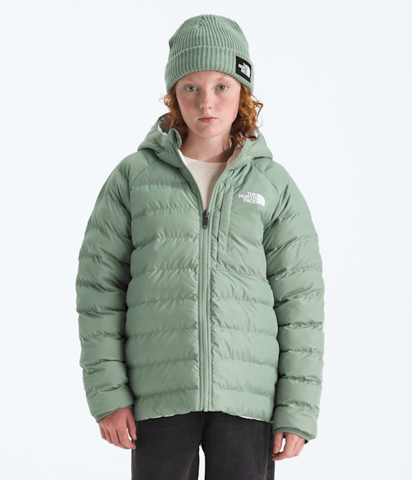 Girls’ Reversible Perrito Hooded Jacket