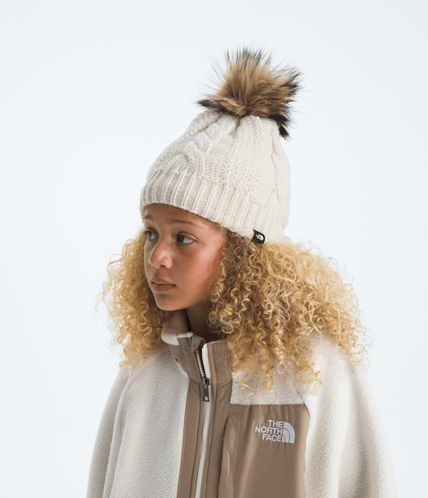 Kids’ Lined Oh Mega Fur Pom Beanie - Image 2