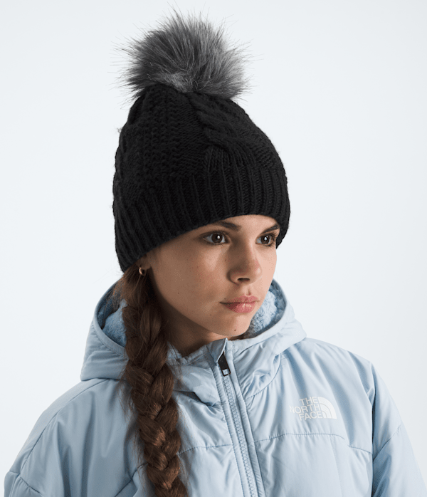Kids’ Lined Oh Mega Fur Pom Beanie - Image 2