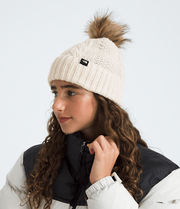 Kids’ Oh Mega Fur Pom Beanie - Image 2