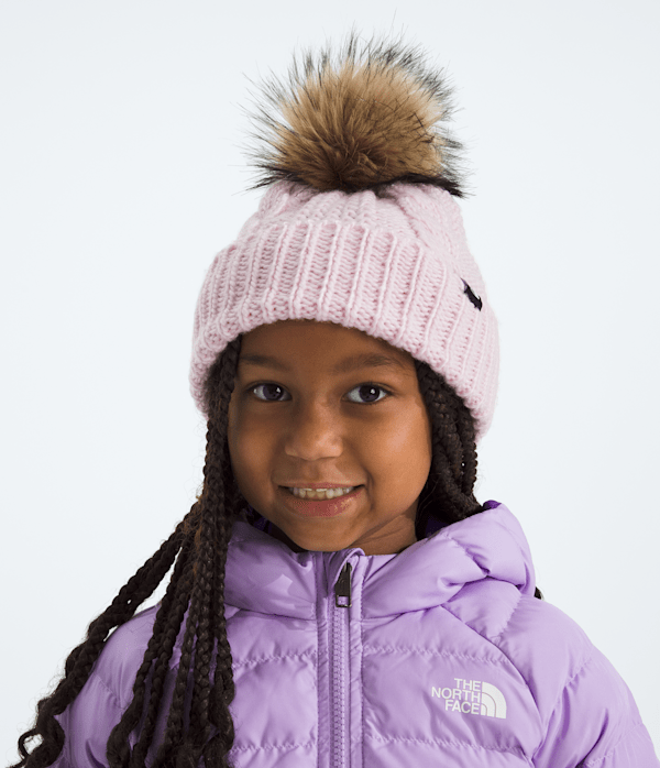 Kids’ Oh Mega Fur Pom Beanie - Image 2