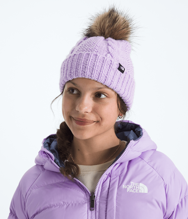 Kids’ Oh Mega Fur Pom Beanie - Image 2
