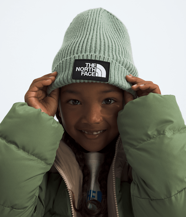 Kids’ TNF™ Logo Box Cuffed Beanie - Image 2