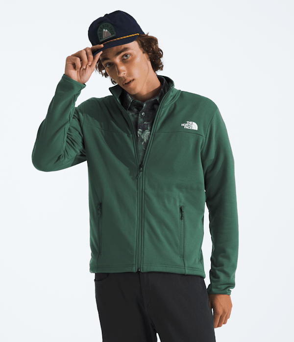 Men’s Cedar Trail Grid Fleece Full-Zip Jacket