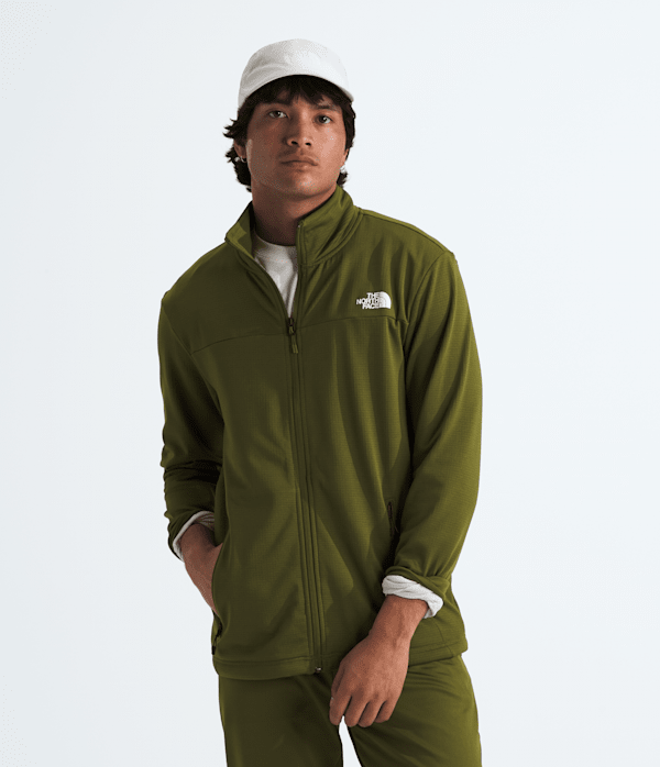 Men’s Cedar Trail Grid Fleece Full-Zip Jacket