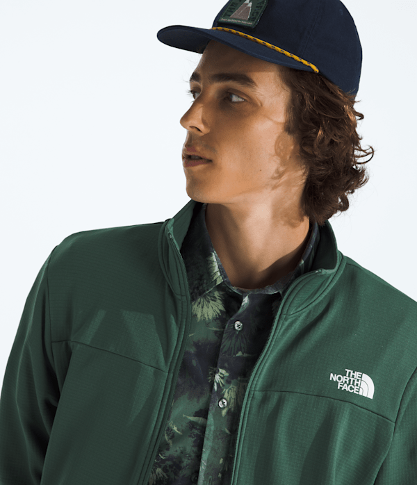 Men’s Cedar Trail Grid Fleece Full-Zip Jacket