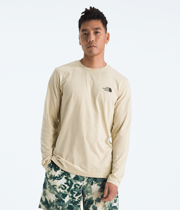 Men’s Long-Sleeve Simple Dome Tee