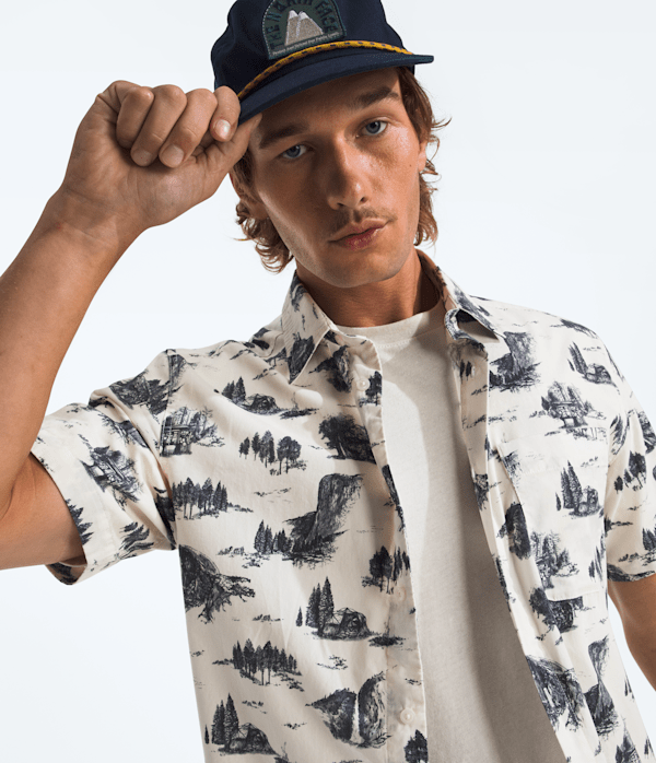 Men’s Short-Sleeve Baytrail Pattern Shirt