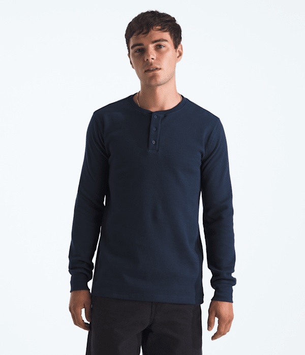 Men’s Waffle Long-Sleeve Henley