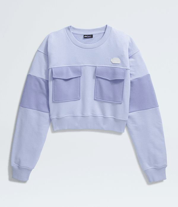 Women’s Terry Oversized Cropped Crew