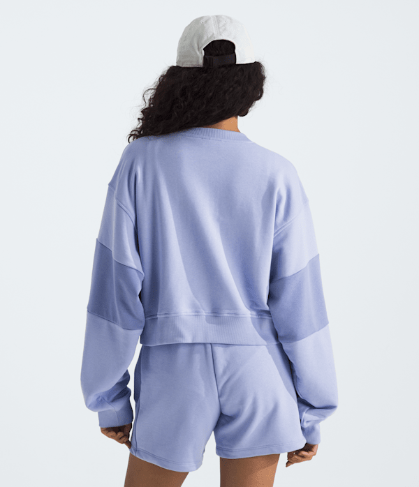 Women’s Terry Oversized Cropped Crew